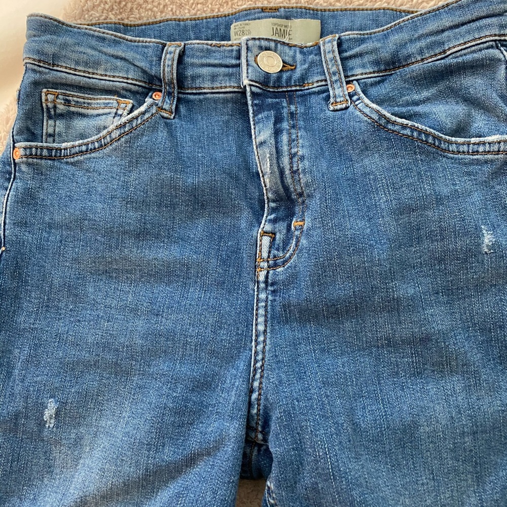Topshop Jaime high waisted jeans